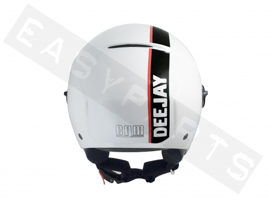 Helmet Demi Jet CGM 107DJ2 Deejay White (long visor)